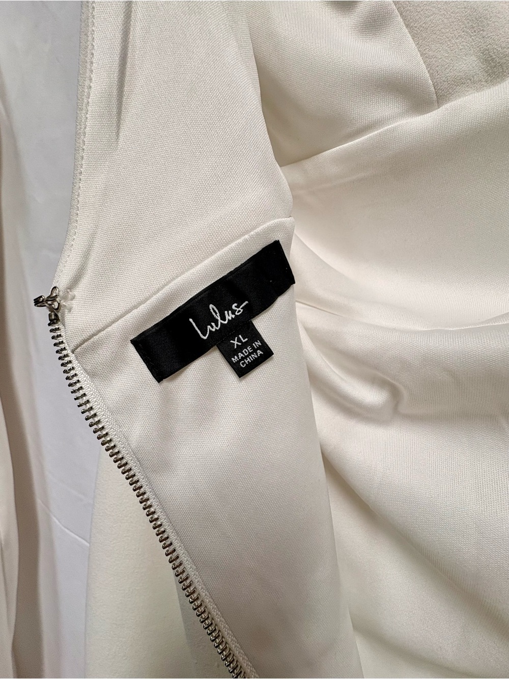 Lulus All In Favor White Backless Bridal Midi Dress XL - Picture 13 of 16